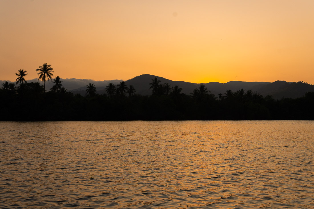 Coucher soleil green cathedral