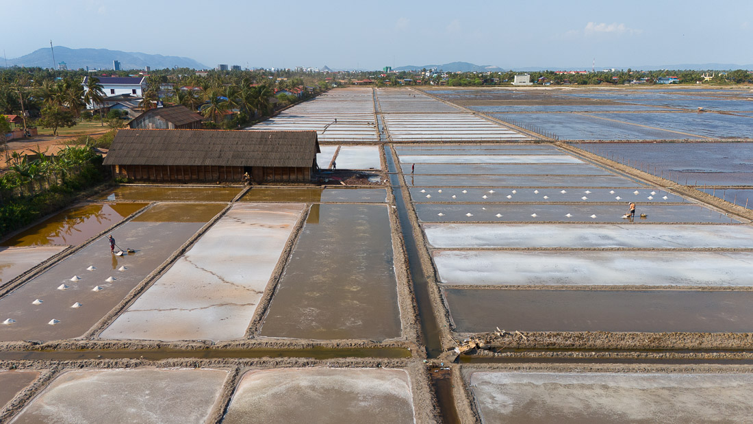Marais salants vue drone