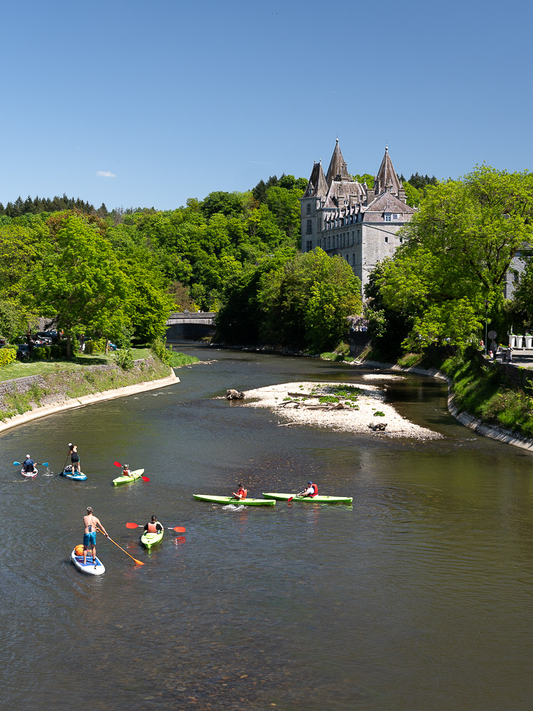 Chateau Durbuy kayak
