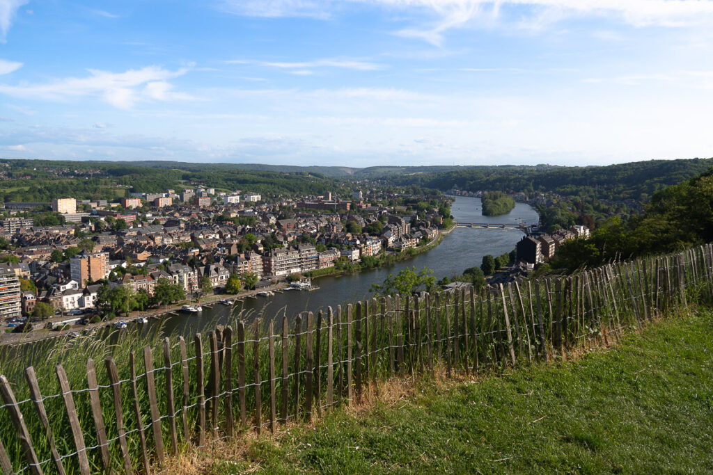 Citadelle Namur vue Meuse