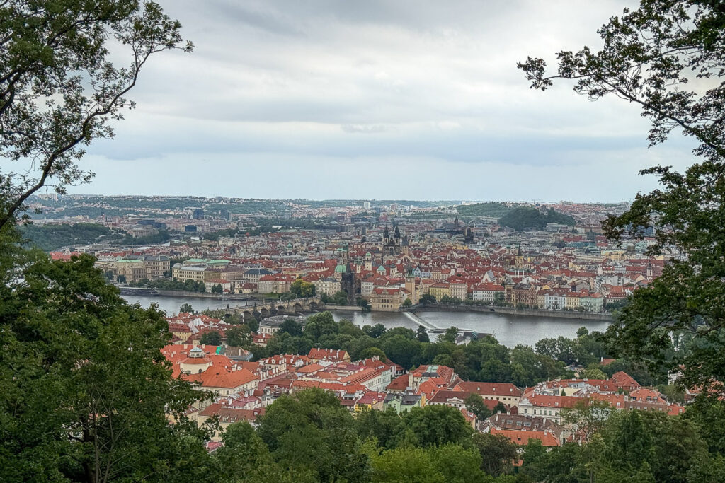 Colline de Petrin panorama