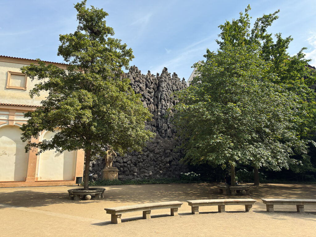 Dripstone wall Prague