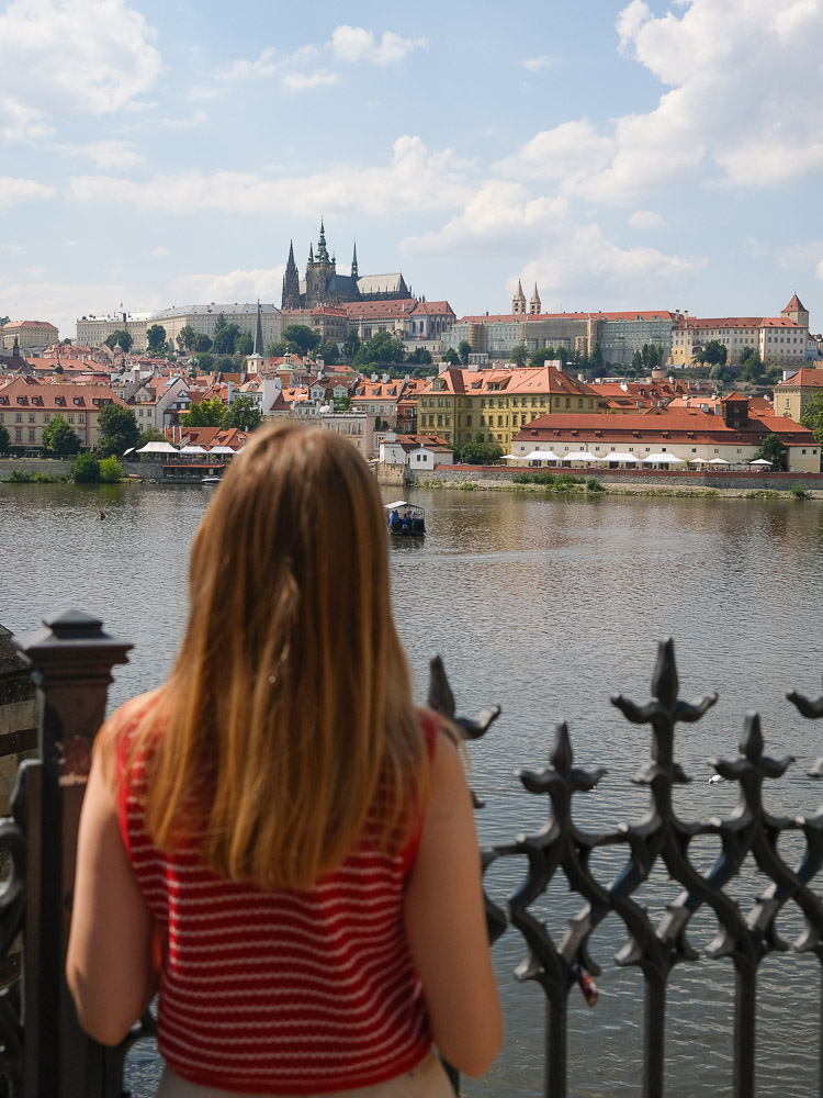 Vue Chateau Prague Julie