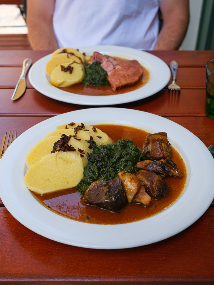 Potato dumplings Prague