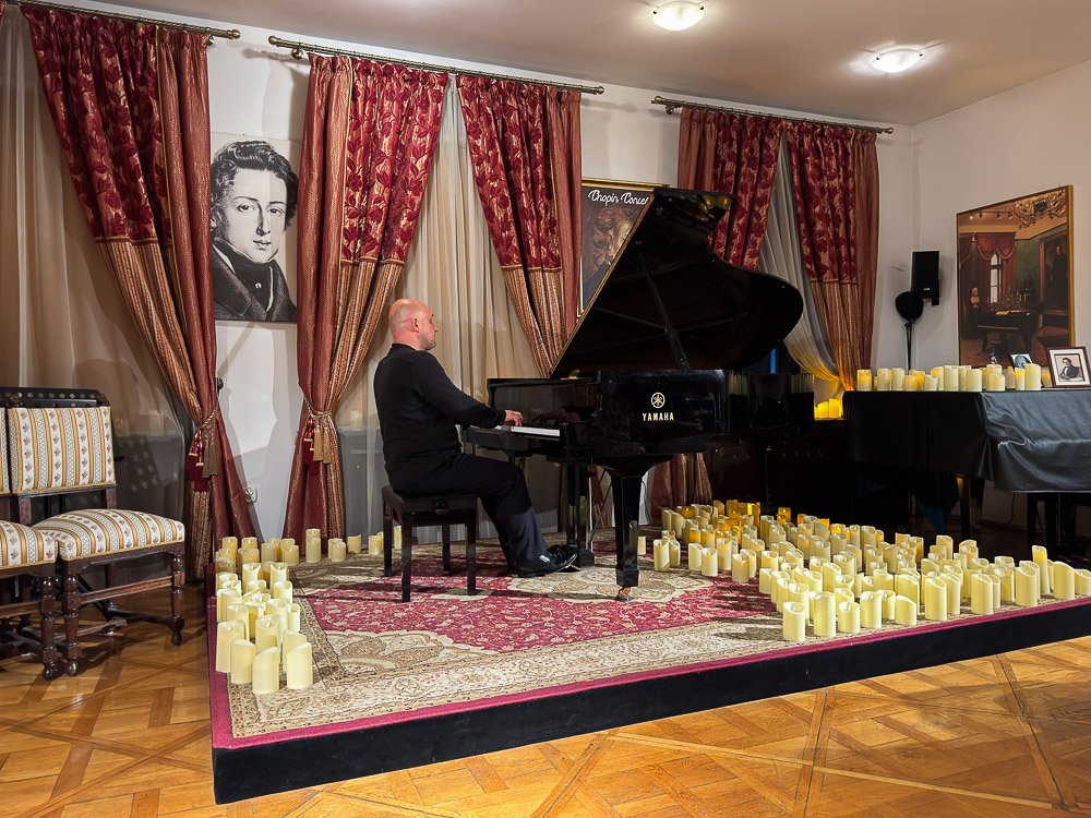 concert de piano au Chopin Concert Hall de Cracovie