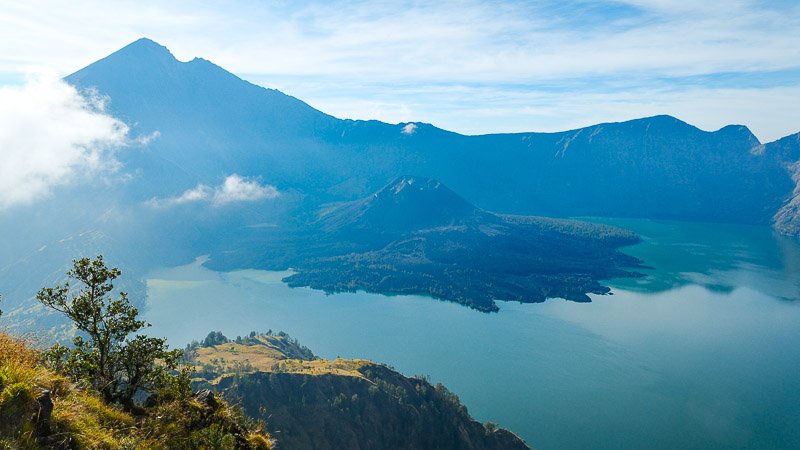 Mont Rinjani vue sur le Mont Rinjani