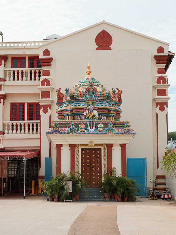 Singapour chinatown temple indien
