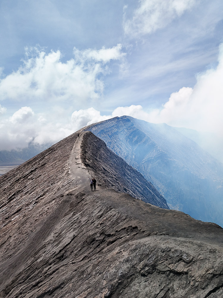 cratere du bromo avec julie et PL