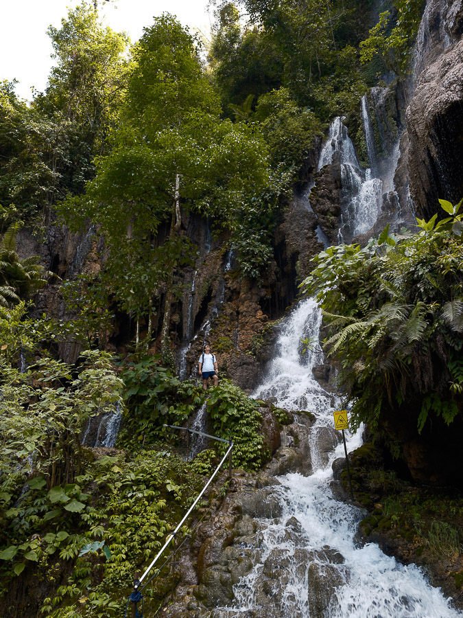 PL dans les chutes de Tumpak Sewu