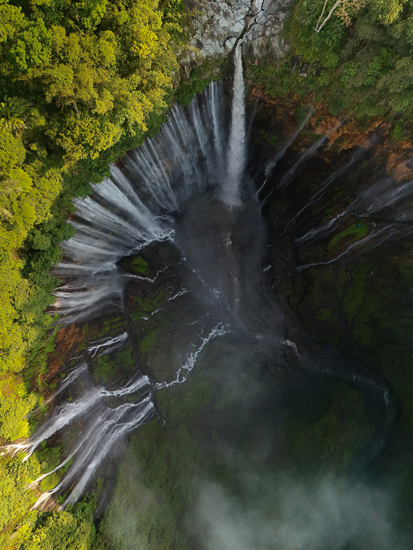 Tumpak Sewu vu en drone