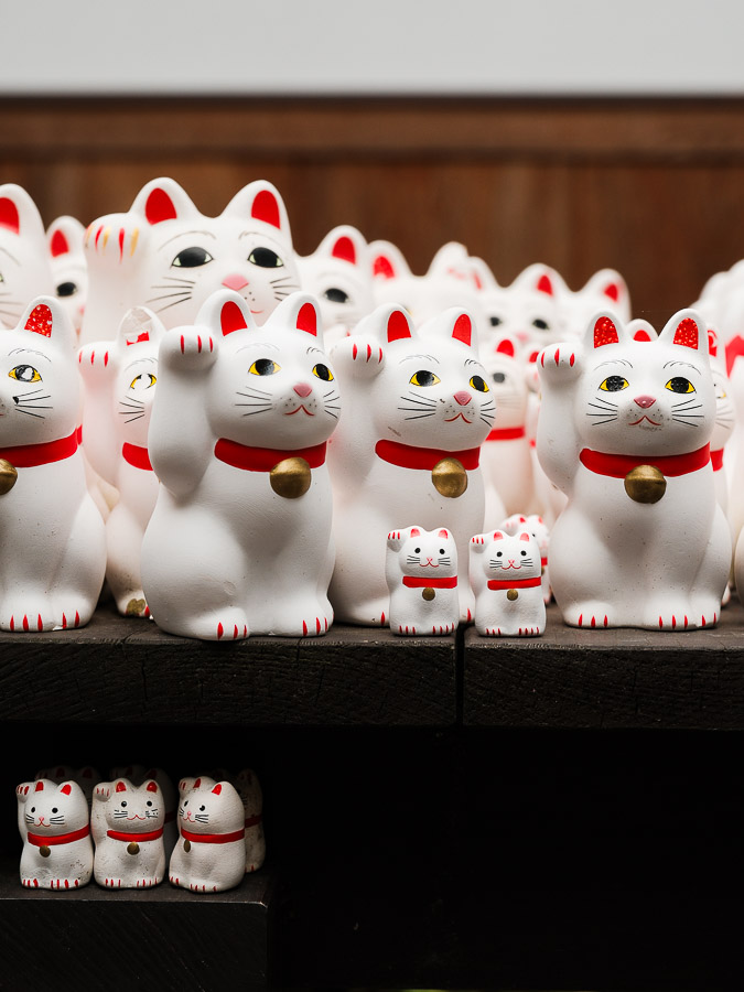 les maneki-nekos de Gotokuji