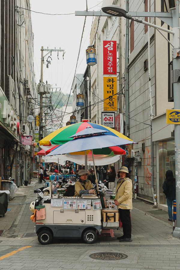 vendeuse de street food