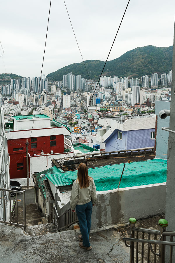 vue depuis le Dakbatgol Mural Village