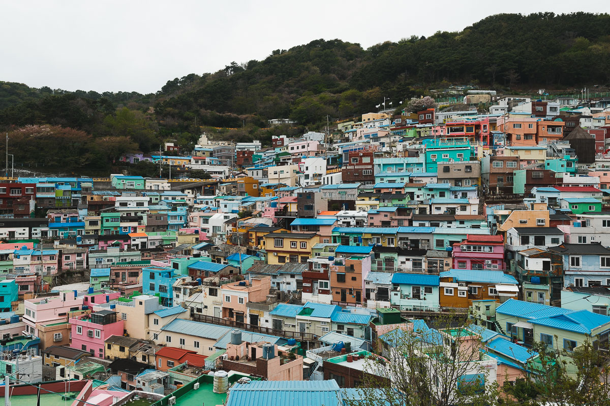 vue sur le Gamcheon Culture Village