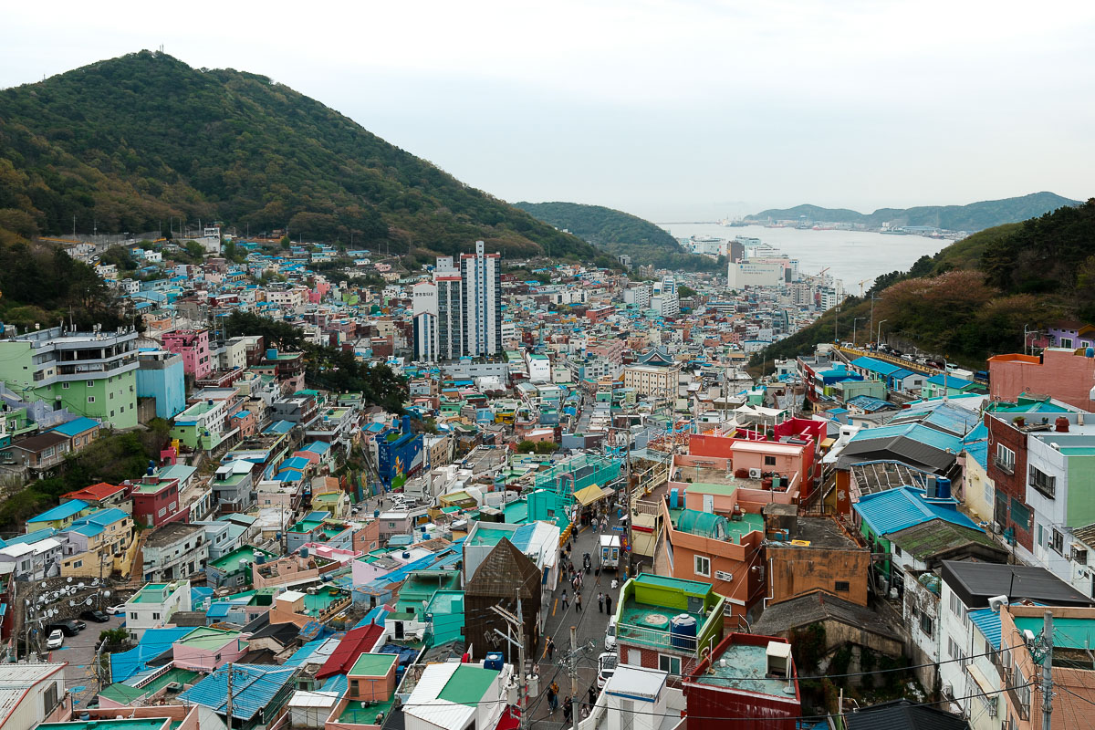 vue depuis le Gamcheon Culture Village