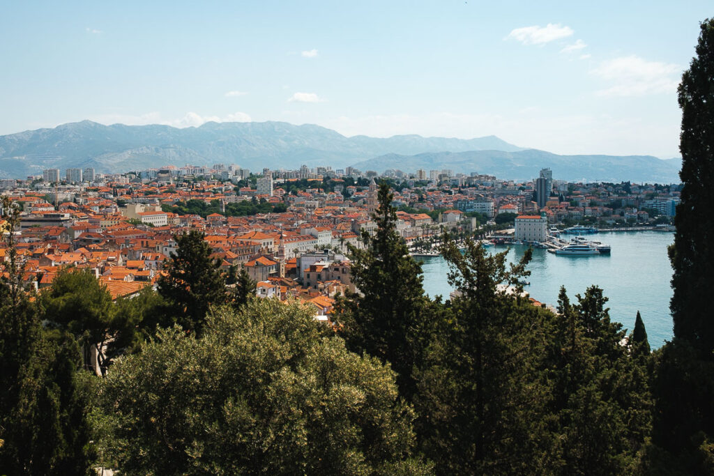 vue depuis la colline marjan