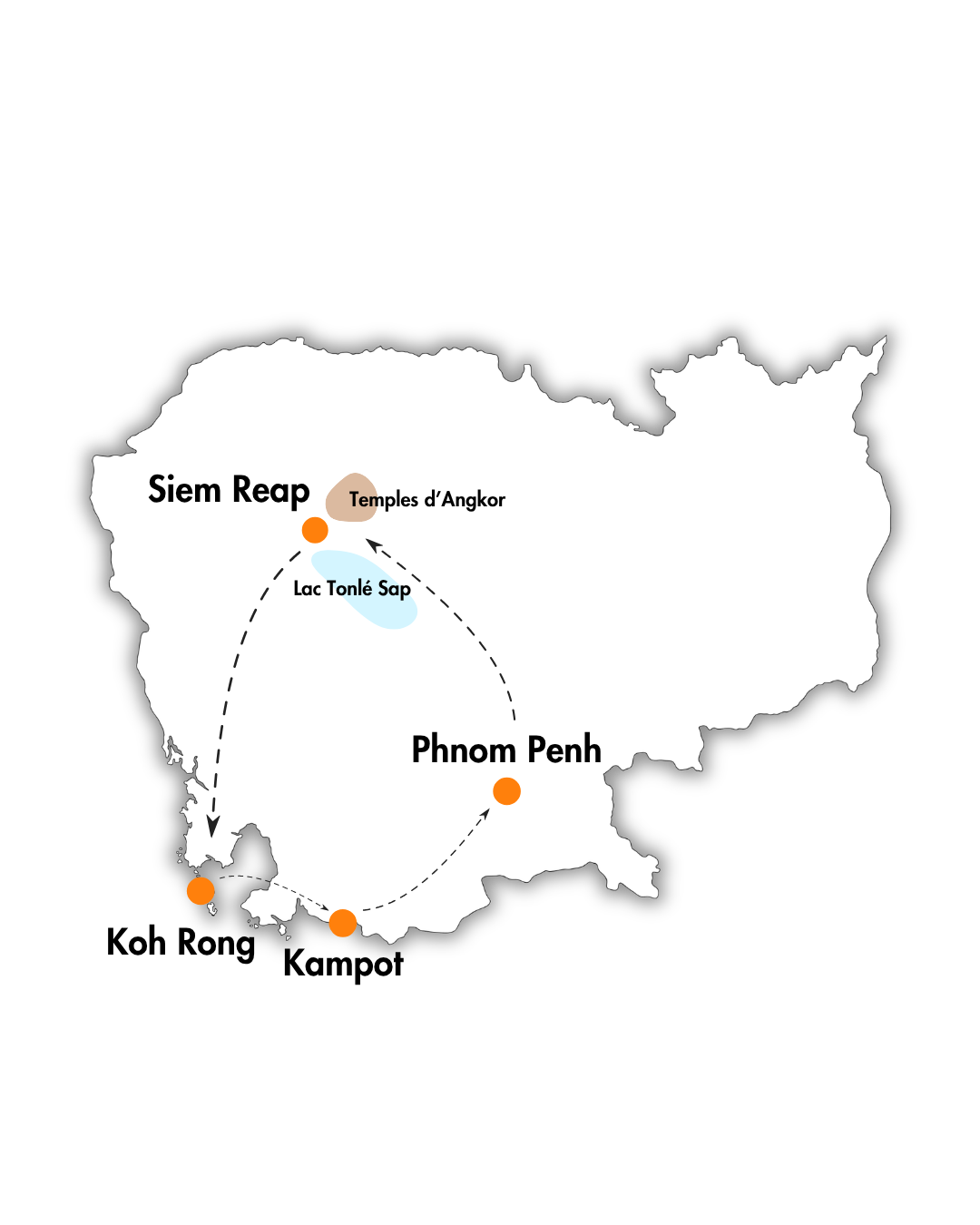 Itineraire Voyage Cambodge