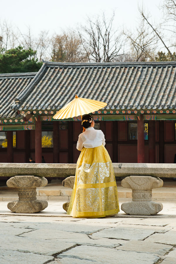 Palais de Gyeongbokgung hanbok