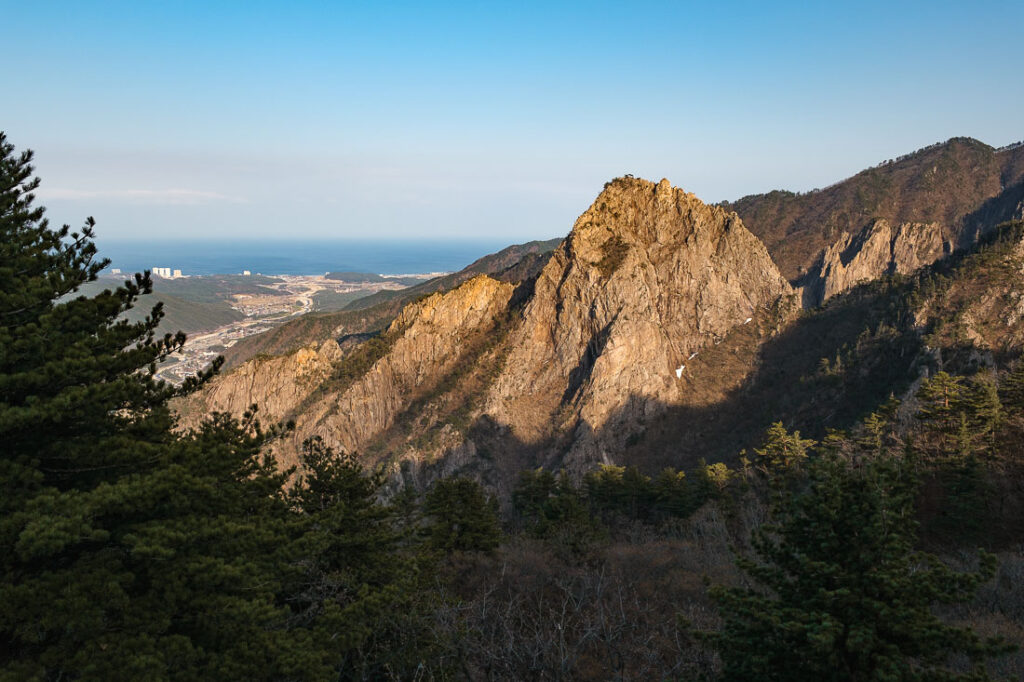 Vue depuis Gwon Geum Seong Fortress de Seoraksan