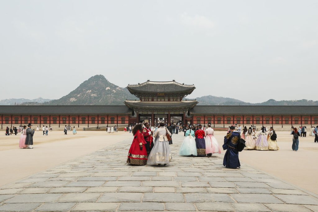 Palais de Gyeongbokgung cour