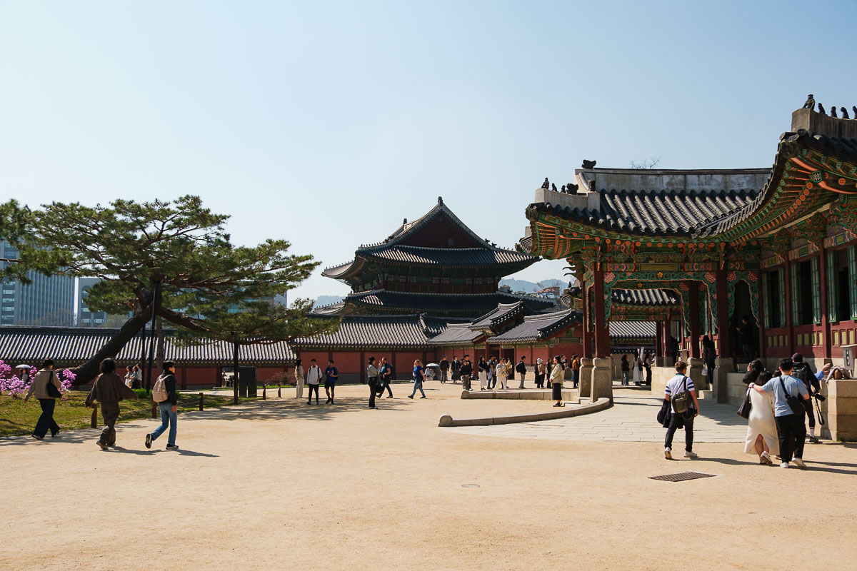 Cour du Palais de Changdeokgung