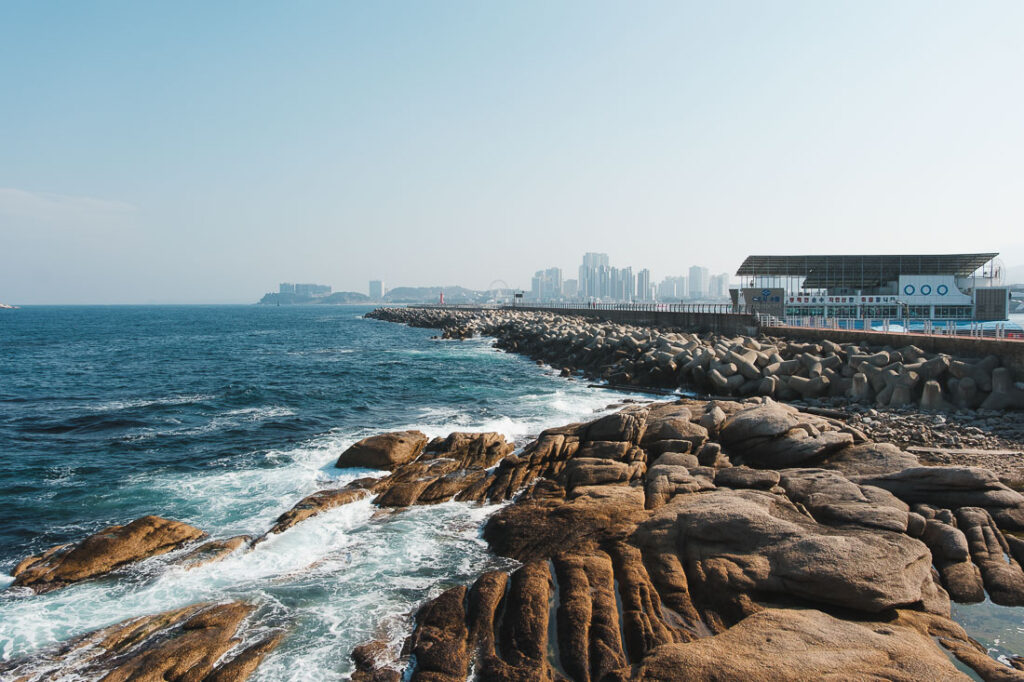 Sokcho vue sur le littoral