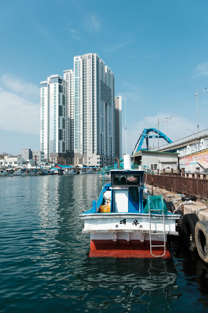 Bateau à Sokcho