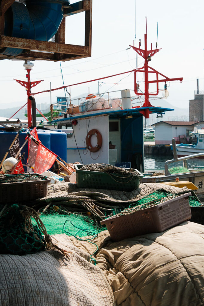 Bateau de pêche à Sokcho