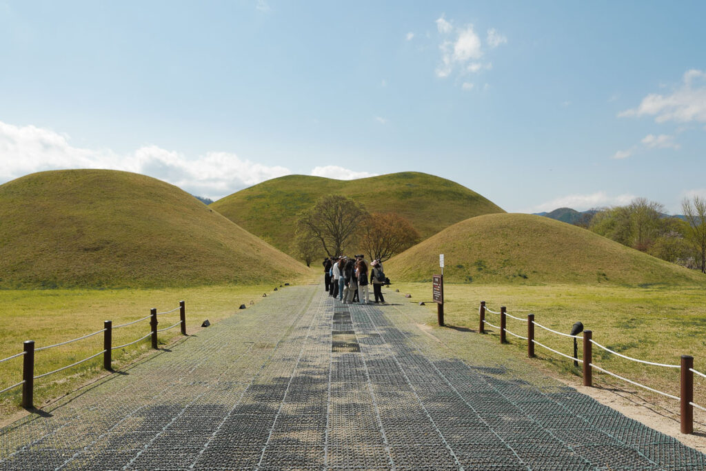 vue du Daereungwon Tomb Complex