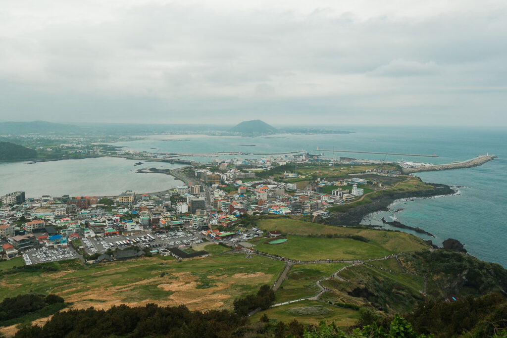 Vue depuis Seongsan Ilchulbong
