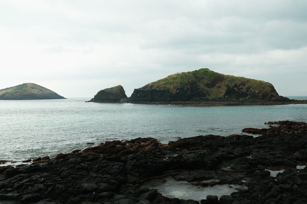 Vue depuis Eongal Coastal Trail