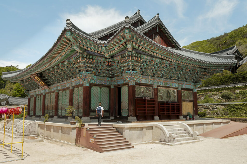 Pavillon du temple Songgwangsa à Suncheon