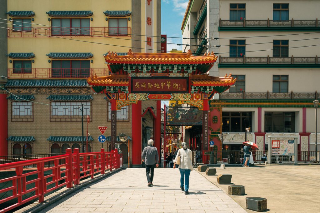 La porte d'entrée à Chinatown Nagasaki