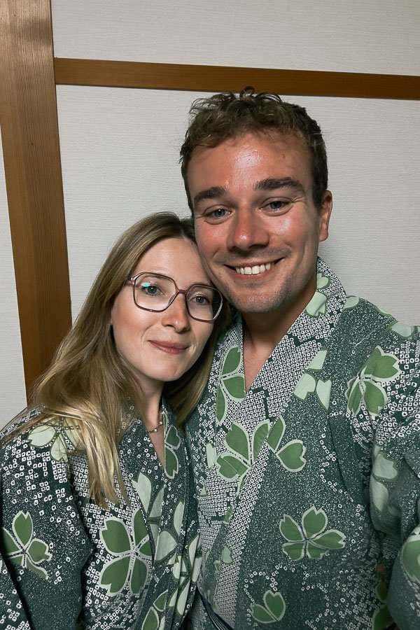 PL et Julie dans leur kimono