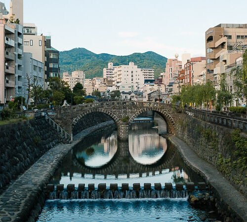 Pont de Nagasaki à lunettes