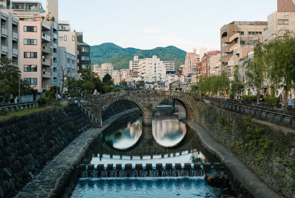 Pont de Nagasaki à lunettes