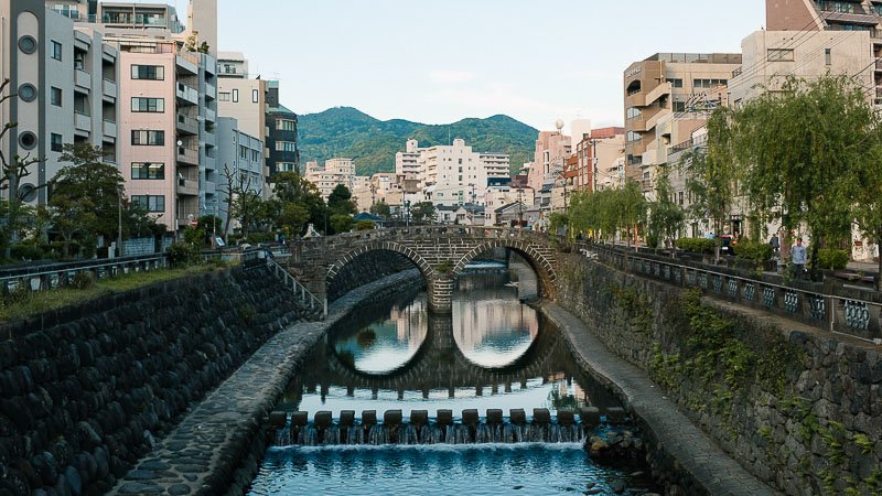 Pont de Nagasaki à lunettes