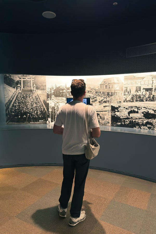 PL dans le musée de la bombe à Nagasaki