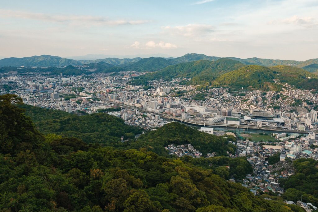Vue sur Nagasaki depuis la Plateforme du Mont Inasayama