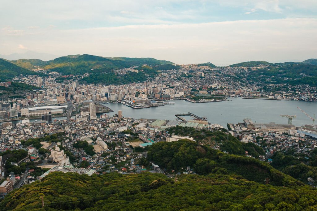 Vue sur Nagasaki depuis la Plateforme du Mont Inasayama