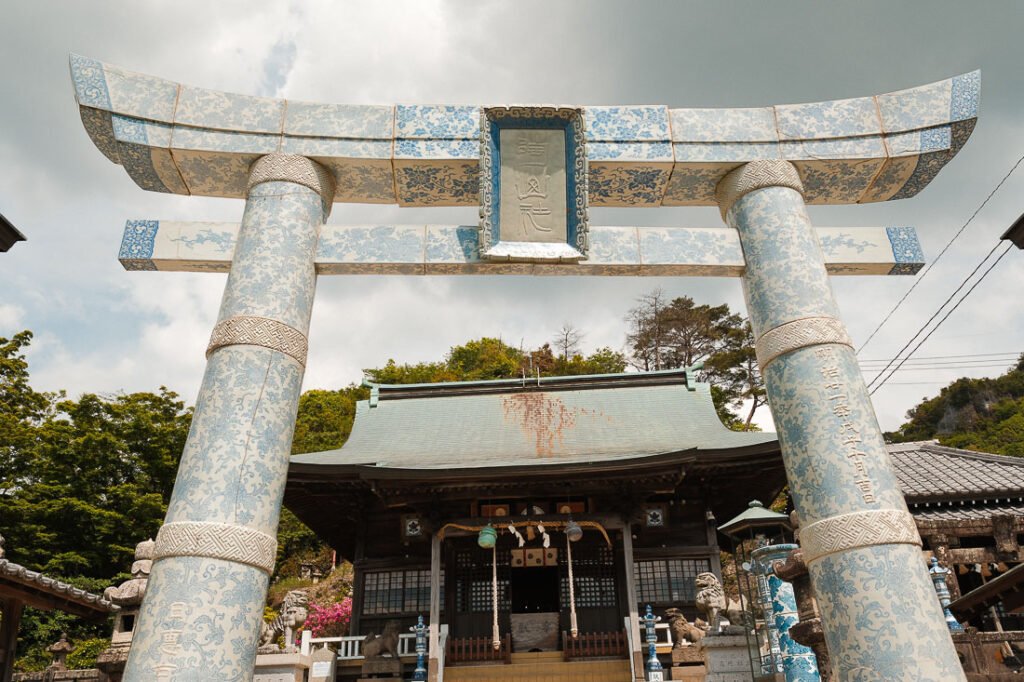 torii porcelaine de tozan jinja