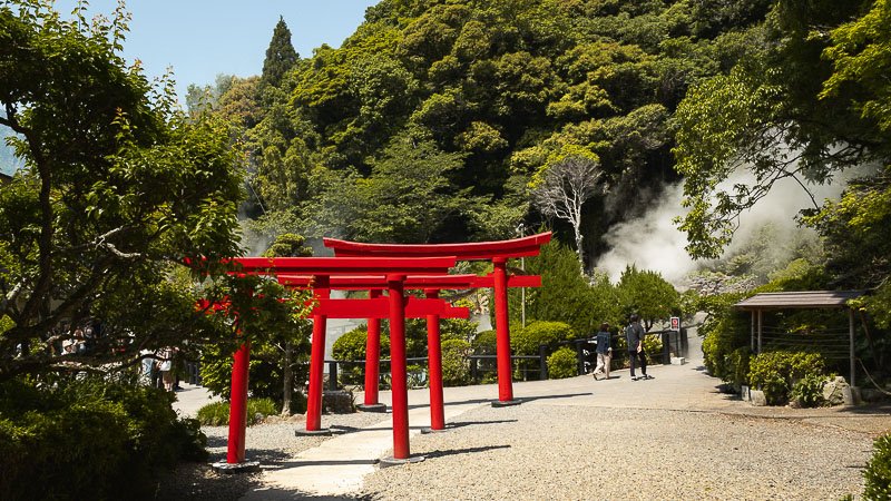 Toriis à Umi Jigoku