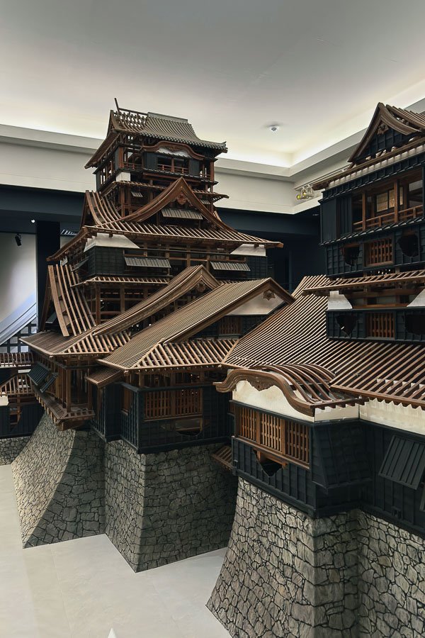 maquette à l'intérieur du chateau de Kumamoto