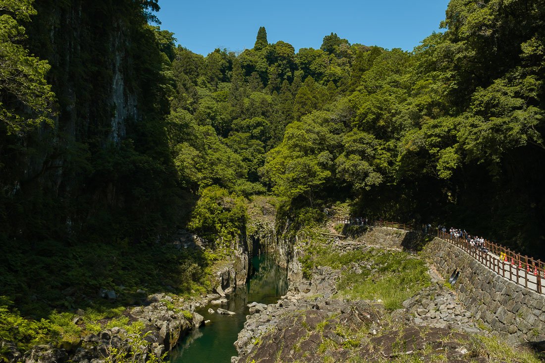 Chemin dans les Gorges de Takachiho