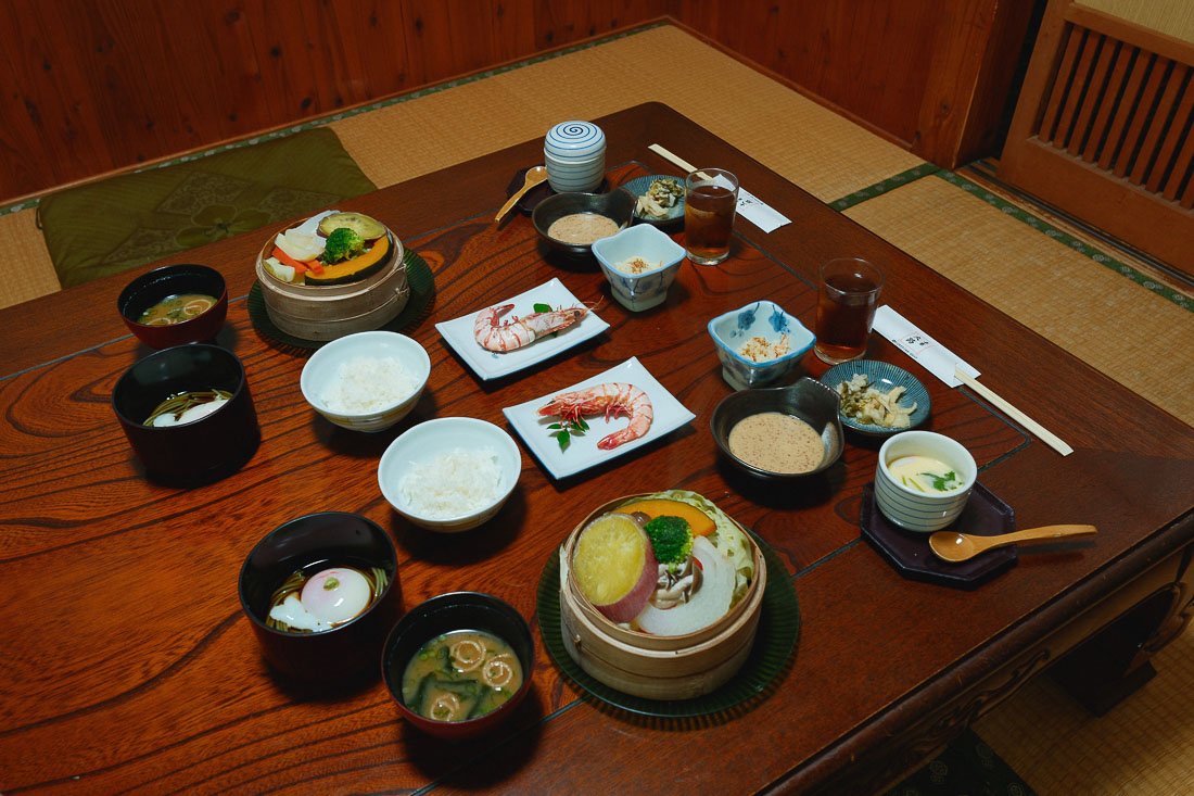 Repas à Saryō Ōji